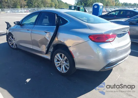 2015 Chrysler 200 Limited из США, поврежденный, VIN 1C3CCCABXFN652744